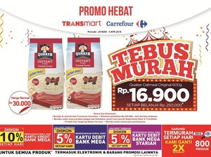 Tebus Murah Serba Rp 16.900 di Akhir Pekan Panjang