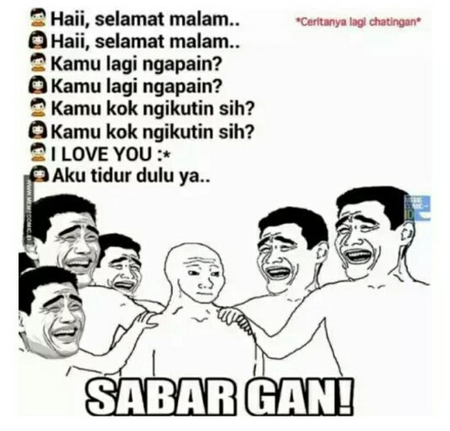 Ceritanya tengah chattingan dan berharap si dia akan membalas pesan I love you juga  Foto: Istimewa