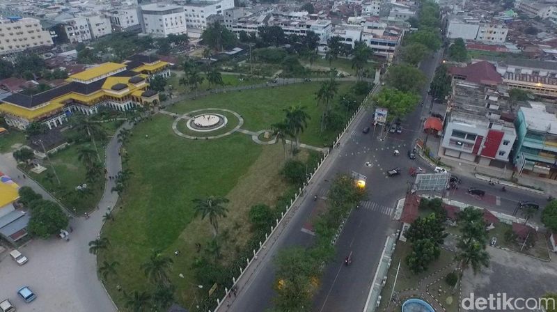 Foto Drone Istana Maimun dan Pedalaman Tobasa