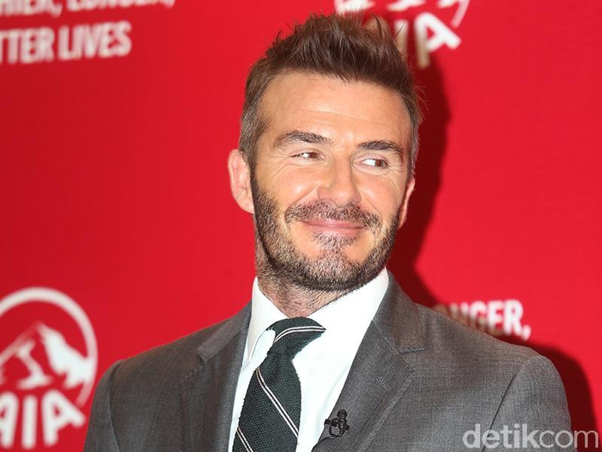 David Beckham dalam kunjungannya ke Jakarta beberapa waktu lalu. (Foto: Ari Saputra/detikSport)