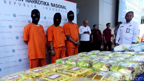 BNN Ungkap 3 Kasus Penyelundupan Narkoba