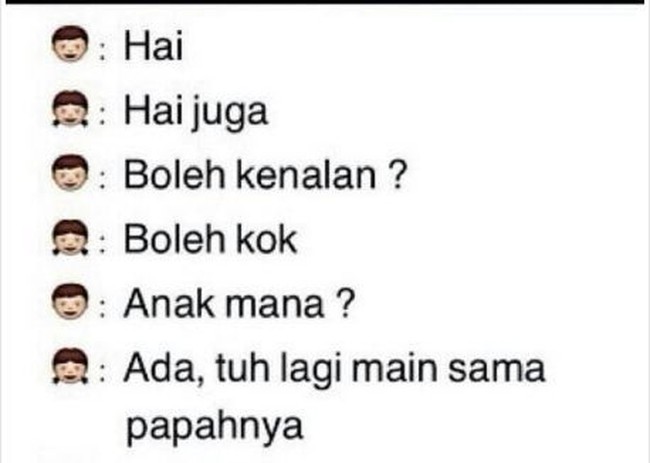 Tadinya ingin ngajak berkenalan, tapi ternyata si dia sudah berkeluarga. Foto: Istimewa