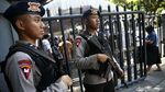 155 Aparat Gabungan Amankan Gereja Katedral