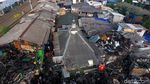 Foto: Dramatis Kebakaran Taman Kota Dilihat dari Udara