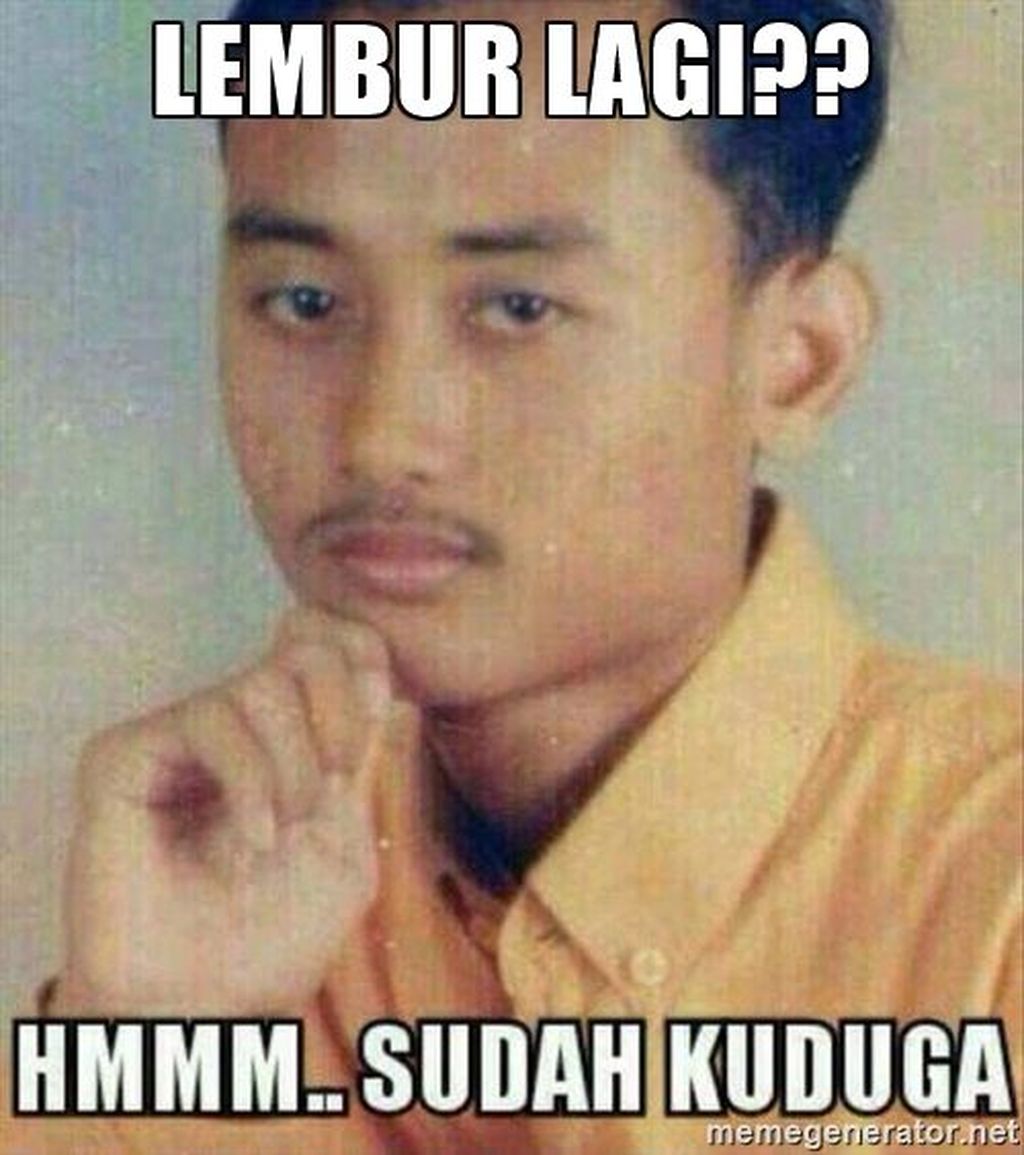 Meme Semangat Kerja Meski Hari Libur Foto 12