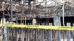 Foto: Lokasi Kebakaran di Taman Kota Digaris Polisi