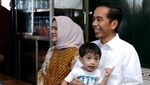 Foto: Lucunya Jan Ethes di Gendongan Jokowi