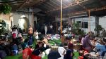 Foto: Suasana Gelap Gulita di Lokasi Kebakaran Taman Kota