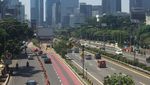 Potret Lengangnya Lalin Jakarta di Long Weekend