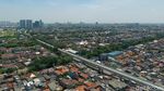 Mantap! Begini Potret LRT Jakarta Terkini dari Udara
