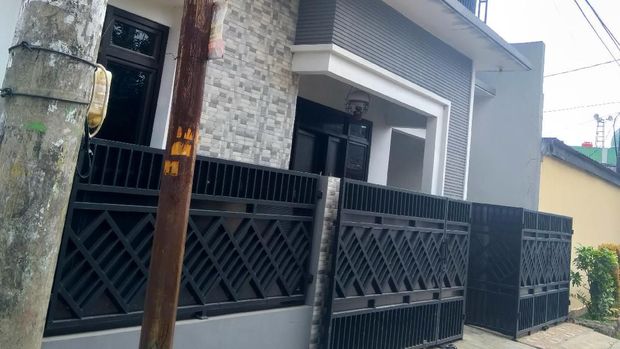 Rumah Eza 'koboi' tol tampak sepi