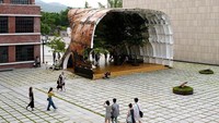 Paviliun ini pun memenangkan program Arsitek Muda MoMA tahun ini di Seoul. Benar-benar menakjubkan. Istimewa/Berodpanda