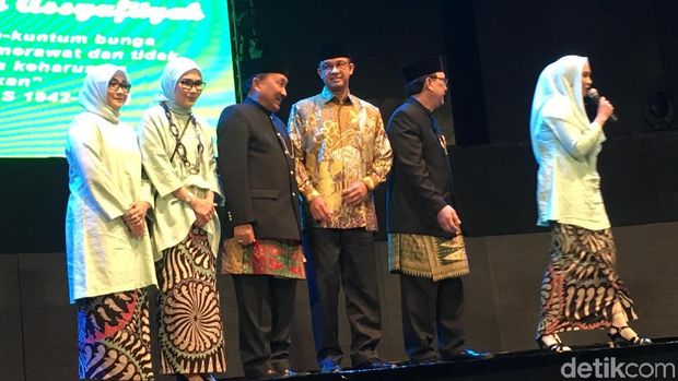 Anies Hadiri Tasyakur Pesantren Khusus Yatim