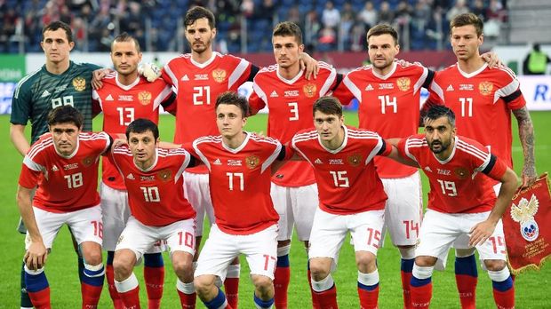 Performa timnas Rusia bakal didukung penuh oleh suporter mereka di tiap laga yang dihadapi.