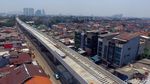 Mantap! Begini Potret LRT Jakarta Terkini dari Udara