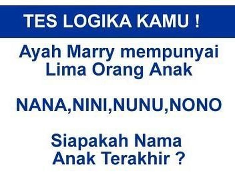 Tes Logika Sekaligus Asah Otak, Nggak Bisa Jawab Tandanya Butuh Liburan