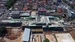 Mantap! Begini Potret LRT Jakarta Terkini dari Udara