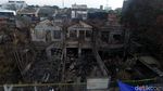 Foto: Dramatis Kebakaran Taman Kota Dilihat dari Udara