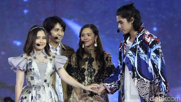 Salah satu adegan dalam drama musikal launching Vivo V9