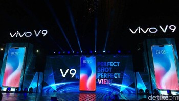 Welcoming Vivo V9 Perfect Shot Perfect View. Hadir dengan All New FullView Display dan Dual Rear Camera untuk membuatmu melihat dunia lebih luas. #VivoV9 #VivoV9GrandLaunch. Foto: Peluncuran Vivo V9