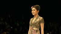 Pemeran Milea dalam film Dilan, Vanesha Prescilla, turut memeriahkan dalam acara tersebut. Foto: Ismail/detikHOT