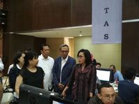 Sri Mulyani Keliling Kantor Pajak