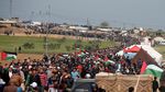 Drone Gas Air Mata Israel untuk Bubarkan Pendemo Palestina
