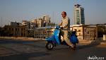 Romantisme Vespa Antik di Pakistan
