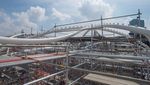 1.300 Pekerja MRT Kebut Pemasangan Rel dan Stasiun Siang Malam