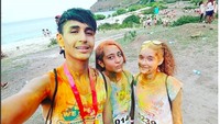 Ini waktu Dillah ikut Coloring Run. Suka lari juga? Foto: Instagram Dillah Daesslow