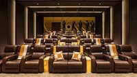 Bioskop pribadi di rumah ini mampu memuat 40 orang sekaligus. Foto: BAM Luxury Development.