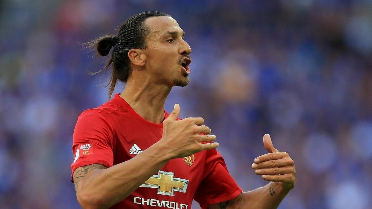 Zlatan Ibrahimovic saat masih berseragam Manchester United (Ben Hoskins/Getty Images)