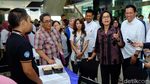 Senyum Sri Mulyani Blusukan ke Kantor Pajak di Hari Terakhir Lapor SPT