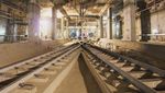 1.300 Pekerja MRT Kebut Pemasangan Rel dan Stasiun Siang Malam