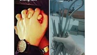 Bahkan yang menyedihkannya lagi, malam minggu bukannya menggenggam tangan pasangan malah menggenggam gunting bedah. Foto: Instagram