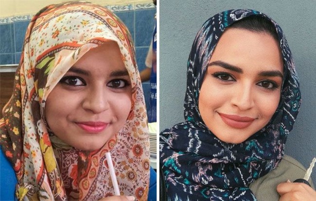 Hijabers ini juga berhasil glow up. Wajahnya terlihat semakin cantik begitu juga kemampuan makeup-nya. Foto: Twitter/Instagram