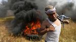 Drone Gas Air Mata Israel untuk Bubarkan Pendemo Palestina