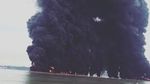 Kebakaran di Perairan Balikpapan, Begini Penampakan Asap Tebalnya