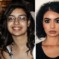 Banyak wanita terlihat culun dan canggung saat remaja berubah jadi cantik ketika dewasa. Mereka pun menunjukkan transformasi tersebut dengan mengunggah foto di media sosial dengan tanda pagar #2012vs2018. Salah satunya wanita ini. Foto: Twitter/Instagram