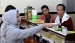 Momen Jokowi Berbincang 4 Mata dengan Kaesang di Rumah Makan Soto