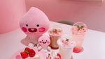 Kafe dengan Interior dan Dessert Serba Peach Ini Cantik dan Menggemaskan