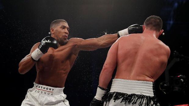 Anthony Joshua Lengkapi Gelar Juara Dunia Kelas Berat