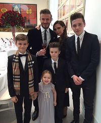 Keluarga David dan Victoria Beckham.