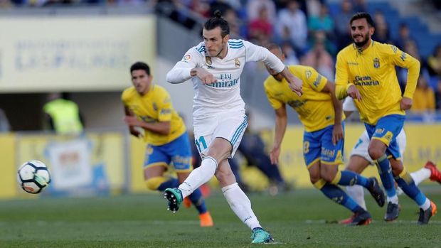 Garteh Bale cetak dua gol ke gawang Las Palmas di La Liga.