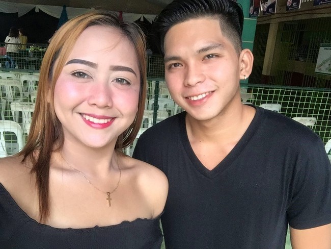 Sedangkan berat badannya turun dari 97 kg menjadi 58 kg dalam enam bulan. Foto: Facebook Abigail Viana Jabel