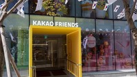 Terletak di wilayah Busan, Korea Selatan, Apeach Cafe berada di lantai 4 gedung Kakao Friends. Sesuai namanya, kafe ini bertema karakter Kakao Talk bernama Apeach. Foto: eatlovephoto.com
