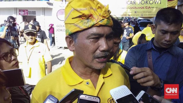 Plt Ketua DPD Partai Golkar DKI Rizal Mallarangeng.