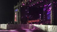 Suasana paskah GBI Glow di Monas.