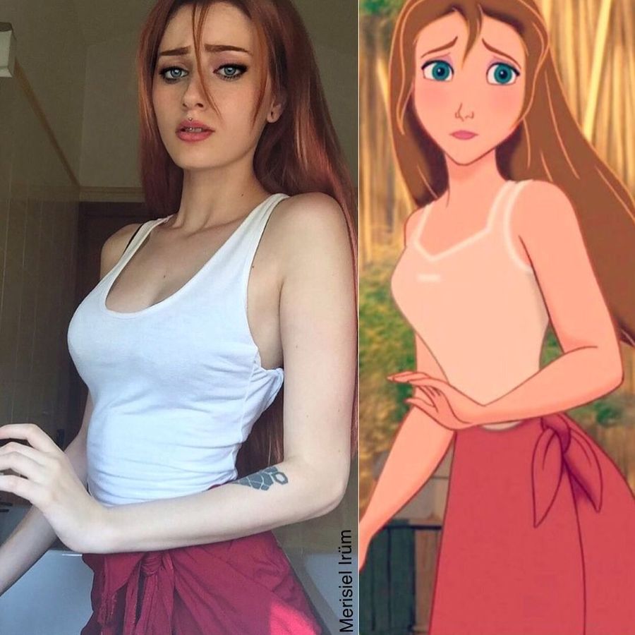 Wajah Mirip Karakter Disney Model Ini Cocok Jadi Ariel Hingga Fiona