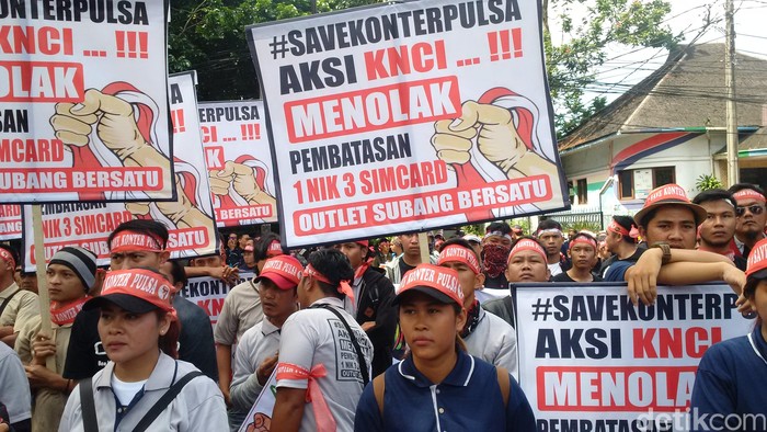Aksi demo KNCI beberapa waktu lalu. Foto: Mochamad Solehudin/detikINET Aksi demo KNCI beberapa waktu lalu. Foto: Mochamad Solehudin/detikINET